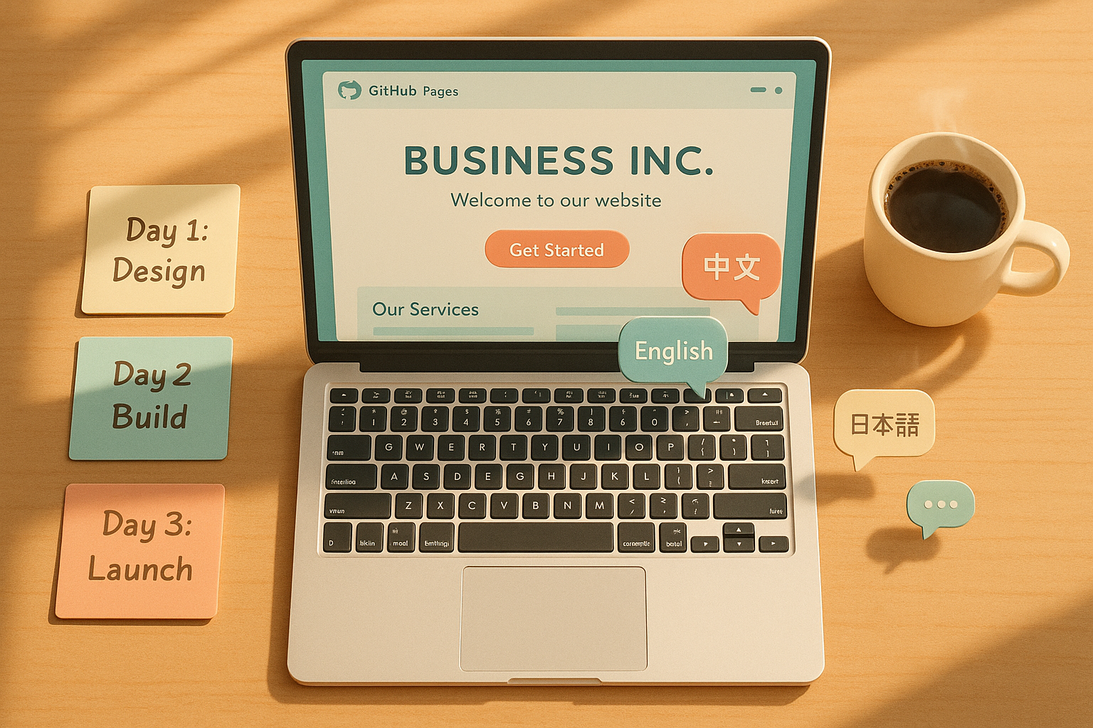 Digital transformation illustration